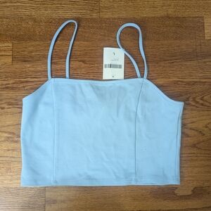 Forever 21 Light Blue Crop Top
